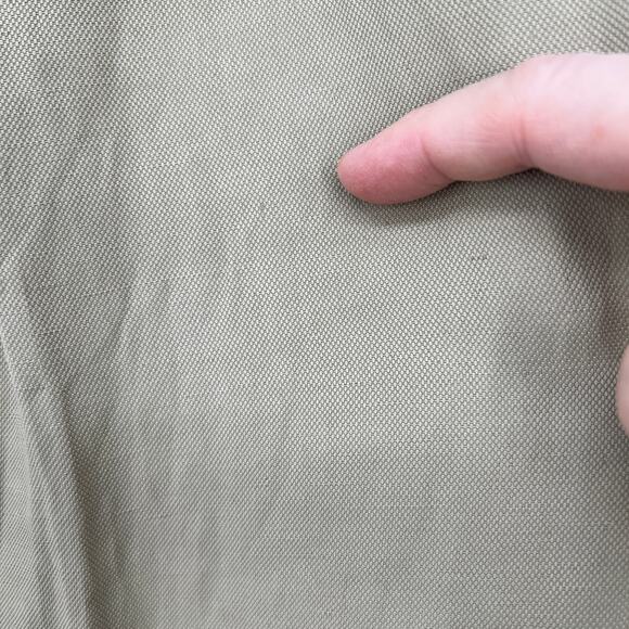 Zara Studio Collection Linen Blend Trouser Pant Womens 30 Tan Pleated High Waist - Picture 3 of 13